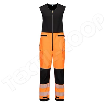 Portwest T150 PW3 Hi-Vis vízálló ujjatlan overál narancs