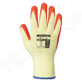 Portwest A100 mártott latex kesztyű PW-A100ORRL