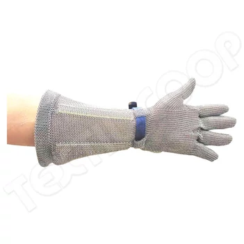 Portwest AC10 lánckesztyű alkarvédővel 45 cm ezüst PW-AC10SIR
