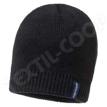 Portwest B031 vízálló téli sapka fekete PW-B031BKR