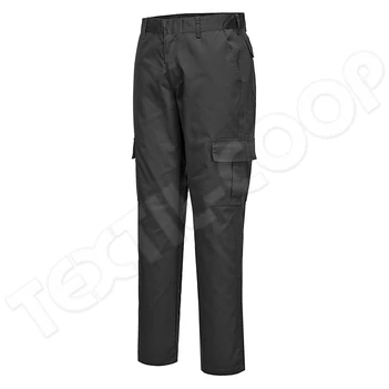 Portwest C711 Combat nadrág slim fit fekete PW-C711BKR