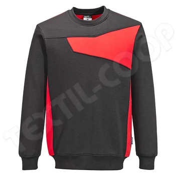 Portwest PW273 PW2 Crew Neck pulóver piros