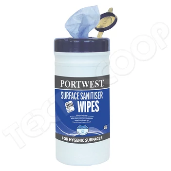 Portwest IW50 felületfertőtlenítő kendő 200 db PW-IW50BLU