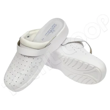 GoldenFit Mariagrazia fehér női pántos klumpa OB - 615/C
