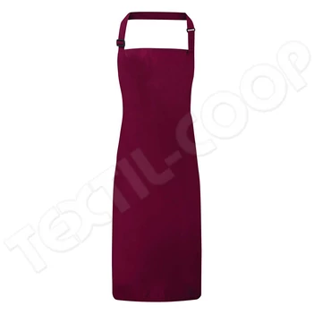 Premier PR115 Waterproof Bib Apron burgundy