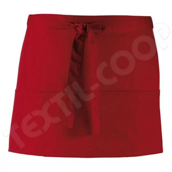 Premier PR155 Colours Collection' Three Pocket Apron burgundy