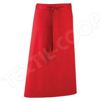 Premier PR158 Colours Collection' Bar Apron With Pocket red