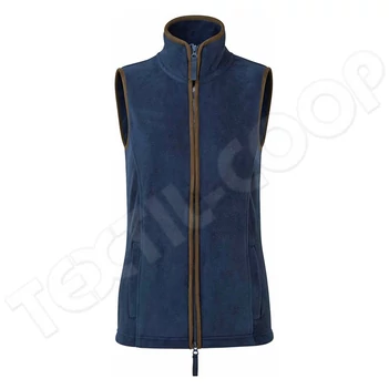Premier PR804 Women's Artisan Fleece Gilet navy/brown
