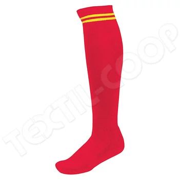 Proact PA015 Striped Sports Socks red/yellow