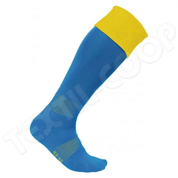 Proact PA0300 Two-Tone Sports Socks royal blue/yellow