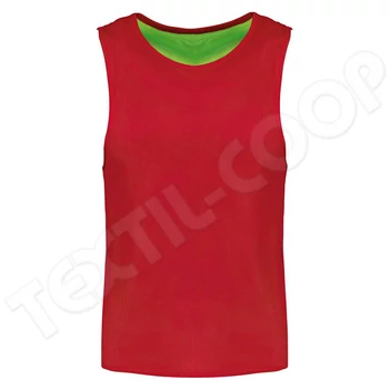 Proact PA042 Multi-Sports Reversible Bib red/green