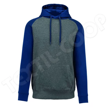 Proact PA369 Two-Tone Hooded Sweatshirt grey/navy