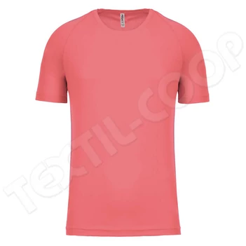 Proact PA438 Men's Short-Sleeved Sports T-Shirt coral