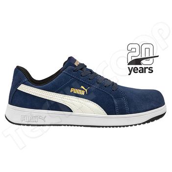 Puma Iconic Suede Navy Low ESD cipő S1P HRO