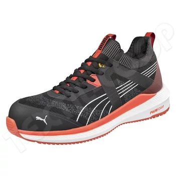 Puma Turbo Blk/Red ESD védőcipő S1P HRO