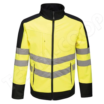 Regatta RETRA625 Hi-Vis Pro 3 Layer Softshell yellow/navy