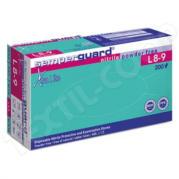Semperguard Xtra Lite púdermentes nitril kesztyű 200 db