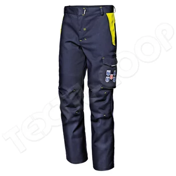 Sir Safety Polytech stretch nadrág kék/sárga