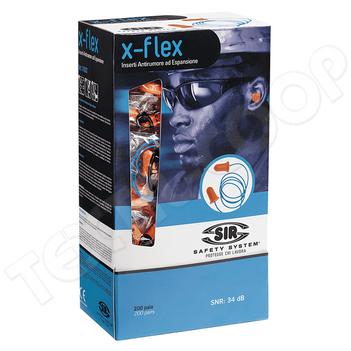 Sir Safety X-Flex füldugó zsinórral 200 pár