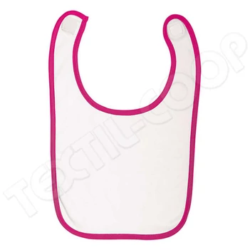 Sol's SO01211 Babib - Baby Bib white/fuchsia