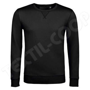 Sol's SO02990 Sully - Men's Round-Neck Sweatshirt black