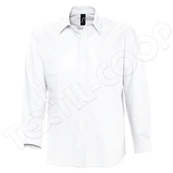 Sol's SO16000 Boston Long Sleeve Oxford Men's Shirt white