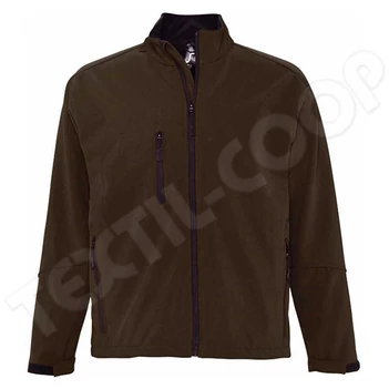 Sol's SO46600 Relax - Softshell Zipped Jacket chocolate