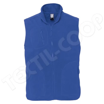 Sol's SO51000 Norway - Sleeveless Fleece Cardigan royal blue