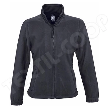 Sol's SO54500 North Women Zipped Fleece Jacket charcoal grey