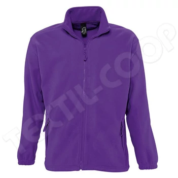 Sol's SO55000 North Men - Zipped Fleece Jacket purple