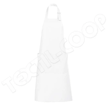 Sol's SO88010 Gala Long Apron With Pockets white