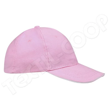 Sol's SO88100 Buffalo - Six Panel Cap pink/white