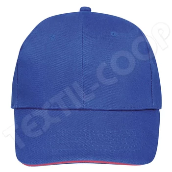 Sol's SO88100 Buffalo - Six Panel Cap royal blue/coral