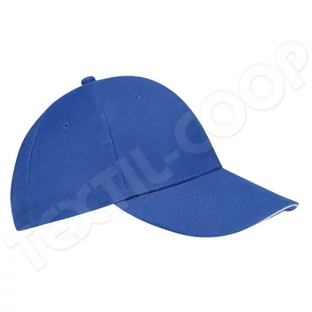 Sol's SO88100 Buffalo - Six Panel Cap royal blue/white