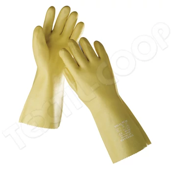Tachov STANDARD kesztyű PVC 35 cm sárga - 10