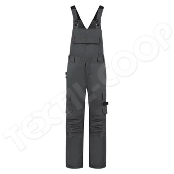 Tricorp Bib & Brace Twill Cordura kantáros nadrág T67 - sötétszürke