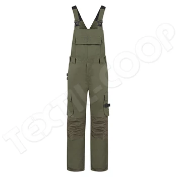 Tricorp Bib & Brace Twill Cordura kantáros nadrág T67 - army