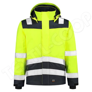 Tricorp Midi Parka Hi-Vis Bicolor munkakabát T51 - fluoreszkáló sárga