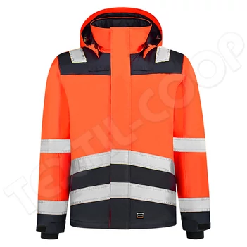 Tricorp Midi Parka Hi-Vis Bicolor munkakabát T51 - fluoreszkáló narancssárga