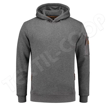 Tricorp Premium Hooded Sweater felső férfi T42 - stone melange