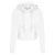 Just Hoods AWJH016 Women's Cropped Hoodie white - XS