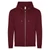 Just Hoods AWJH250 Organic Zoodie burgundy - XL