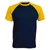 Kariban KA330 Baseball - Kontraszt Póló navy/yellow - S