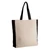 Kimood KI0275 Two-Tone Tote Bag natural/black