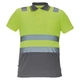 Cerva CADIZ Hi-Vis galléros póló sárga/szürke